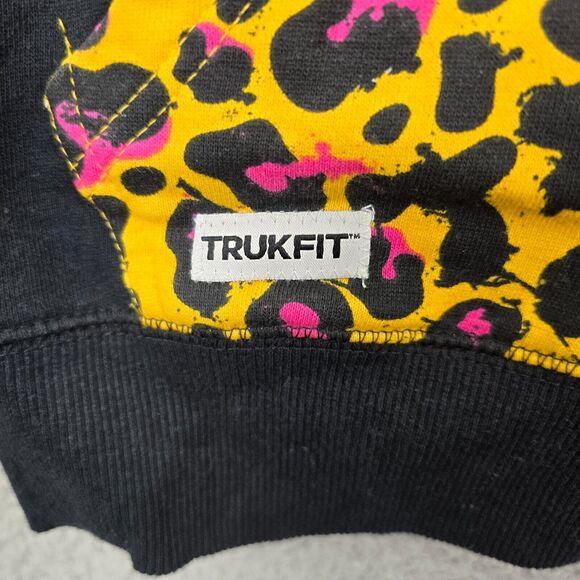 TRUKFIT Women's Black & Orange Full Zip Hoodie Sweatshirt Size S - Picture 5 of 11